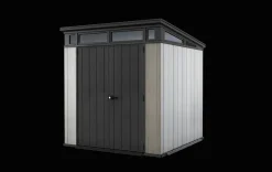 Artisan 7x7 Outdoor Storage Shed - Grey
