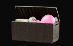 Capri 80 Gallon Deck Box - Brown