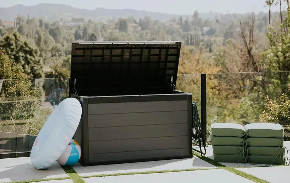 Cortina 200 Gallon Deck Box - Graphite