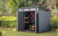 Cortina 9x7 Storage Shed - Graphite