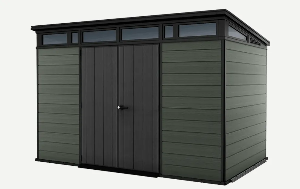 Cortina 11x7 Storage Shed - Green