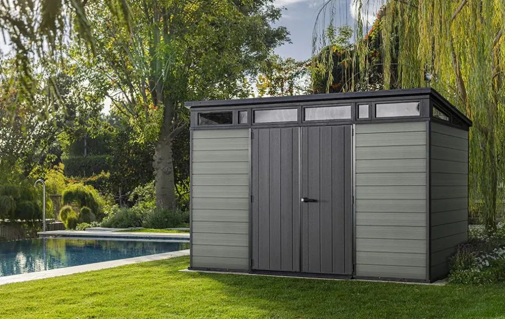 Cortina 11x7 Storage Shed - Green