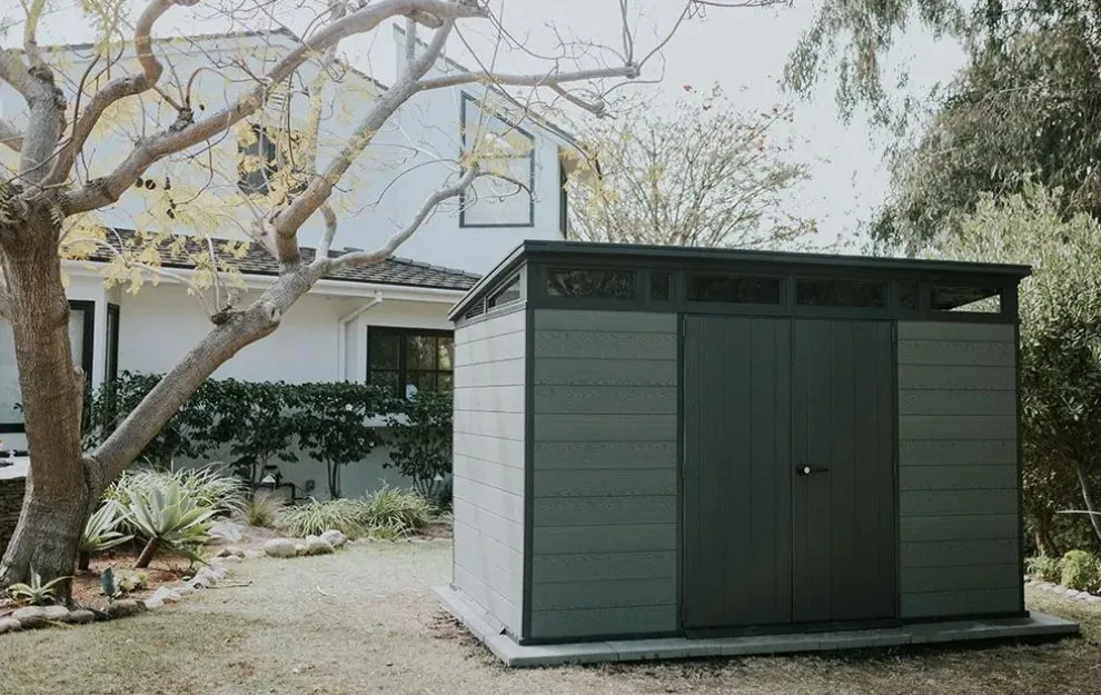 Cortina 11x7 Storage Shed - Green