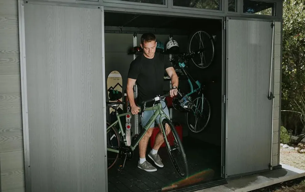 Cortina 11x7 Storage Shed - Green