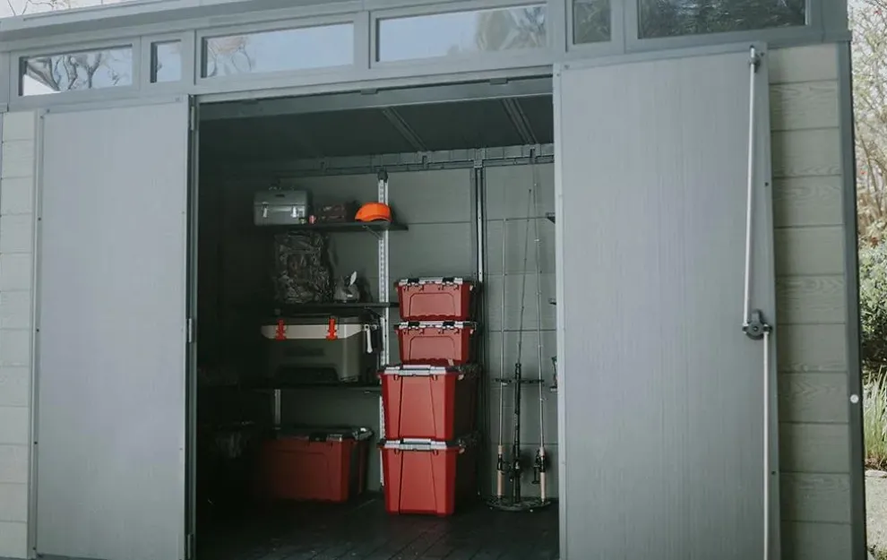 Cortina 11x7 Storage Shed - Green