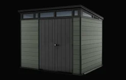 Cortina 9x7 Storage Shed - Green