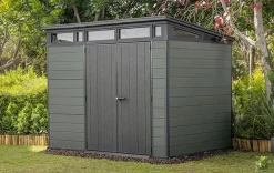 Cortina 9x7 Storage Shed - Green