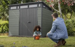 Cortina 9x7 Storage Shed - Green