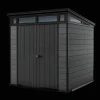 Cortina 7x7 Storage Shed - Graphite