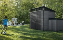 Cortina 7x7 Storage Shed - Graphite