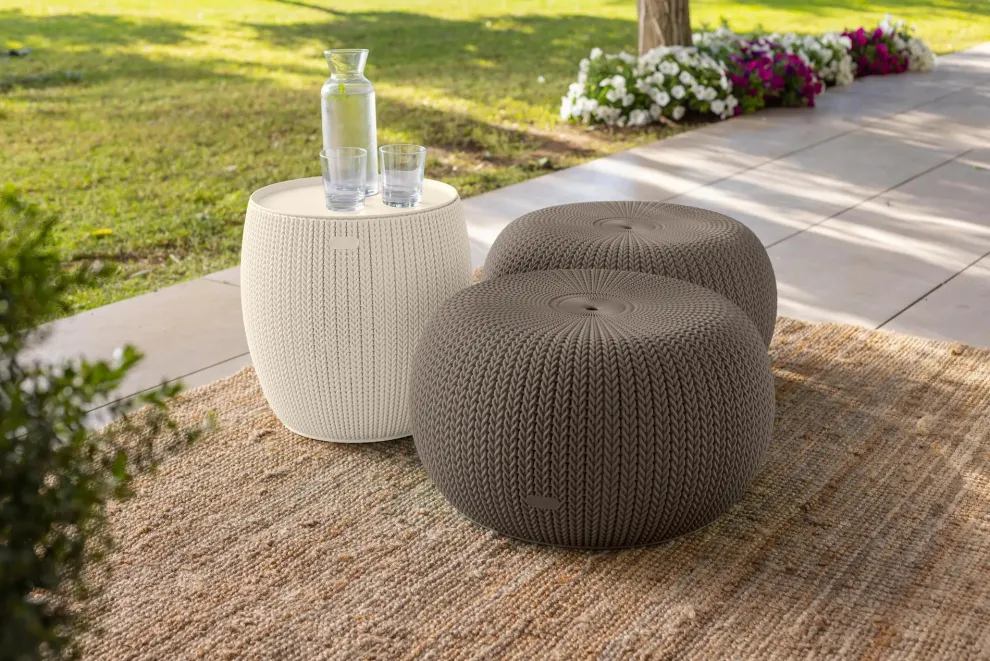 Cozy 3-Piece Patio Seating Set - Brown