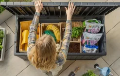 Darwin 150 Gallon Deck Box - Graphite