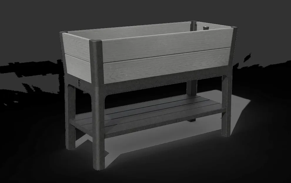 Darwin 29 Gallon Elevated Garden Bed - Graphite