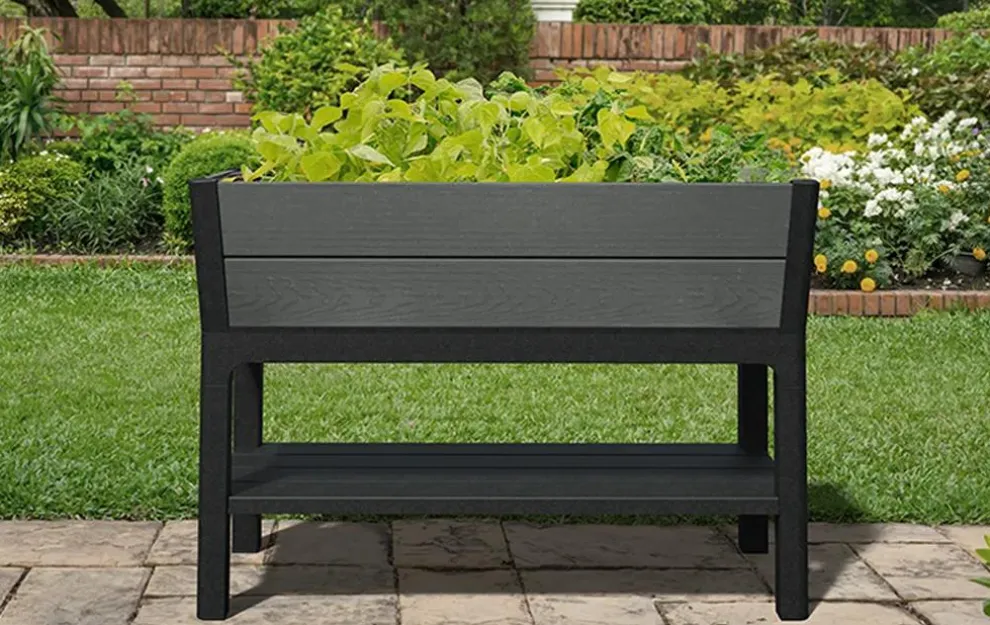 Darwin 29 Gallon Elevated Garden Bed - Graphite