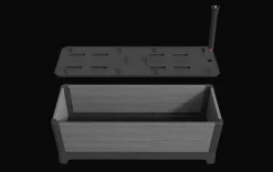 Darwin 29 Gallon Elevated Garden Bed - Graphite