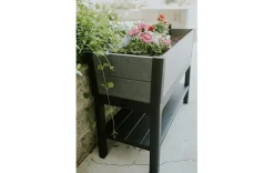 Darwin 29 Gallon Elevated Garden Bed - Graphite