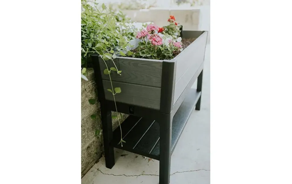 Darwin 29 Gallon Elevated Garden Bed - Graphite