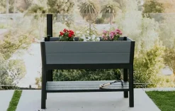 Darwin 29 Gallon Elevated Garden Bed - Graphite
