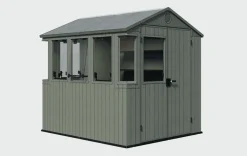 Darwin 6x8 Potting Shed - Green