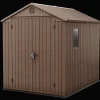 Darwin 6x8 Storage Shed - Brown