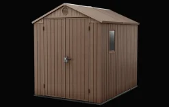 Darwin 6x8 Storage Shed - Brown