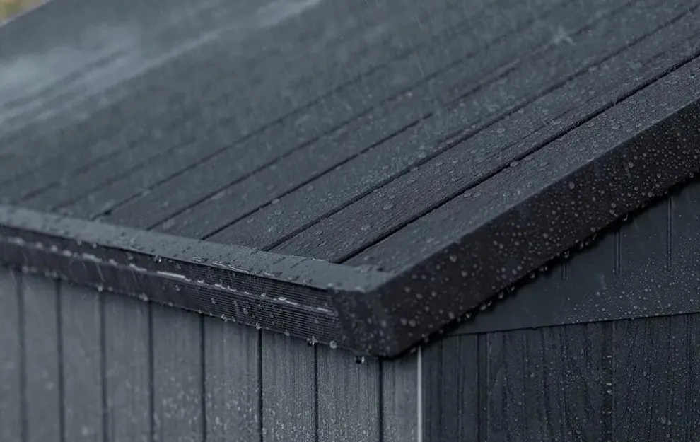 Darwin 4x6 Storage Shed - Graphite