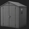 Darwin 6x6 Storage Shed - Graphite