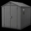 Darwin 6x8 Storage Shed - Graphite