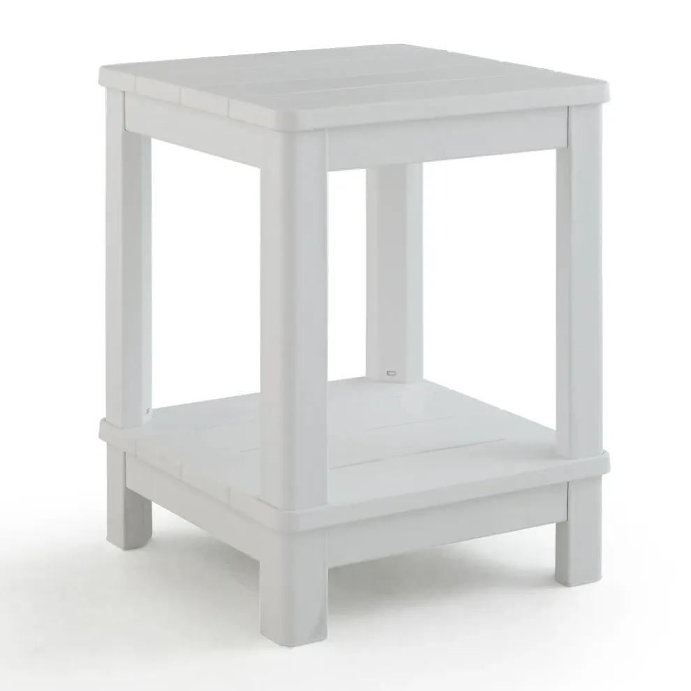 Deluxe Adirondack Side Table - White