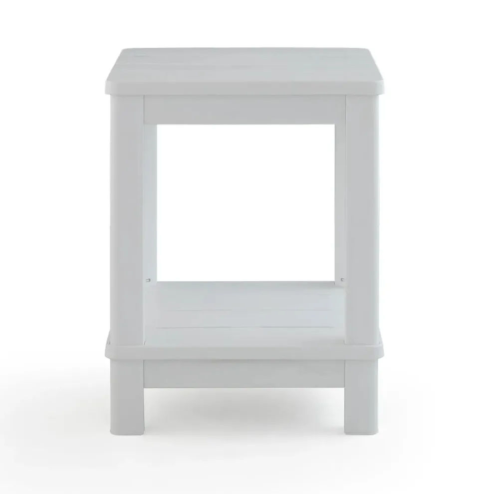 Deluxe Adirondack Side Table - White