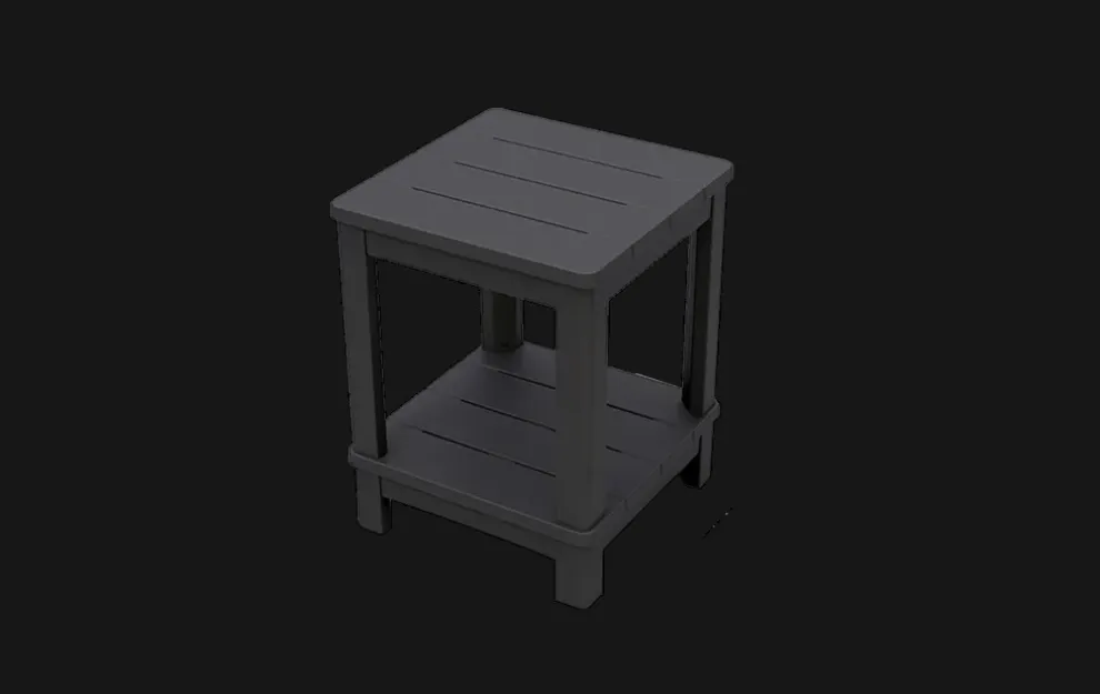 Deluxe Adirondack Side Table - Graphite