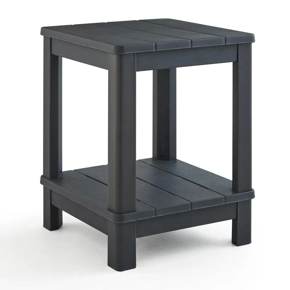 Deluxe Adirondack Side Table - Graphite