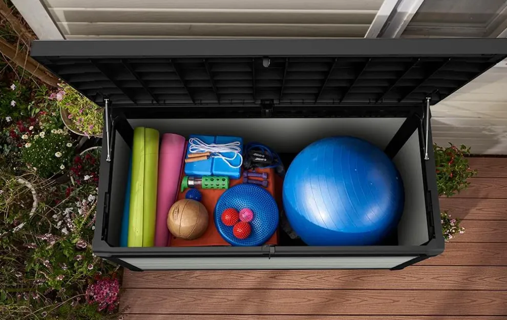 Denali 150 Gallon Deck Box - Grey