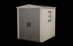 Factor 6x6 Storage Shed - Brown