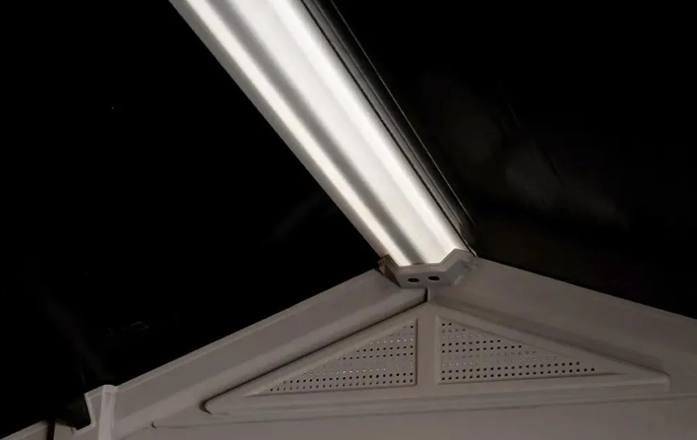 Factor 8x11 Storage Shed - Brown