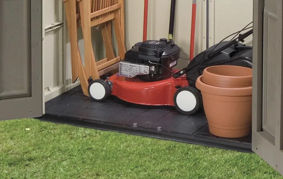 Factor 8x11 Storage Shed - Brown