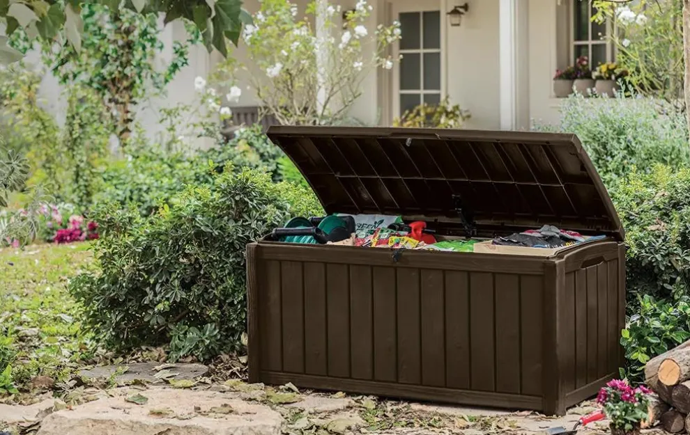 Glenwood 101 Gallon Deck Box - Brown