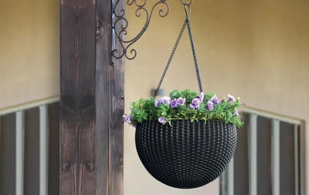 Hanging Planter Set of 2 - Graphite