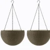 Hanging Planter Set of 2 - Brown