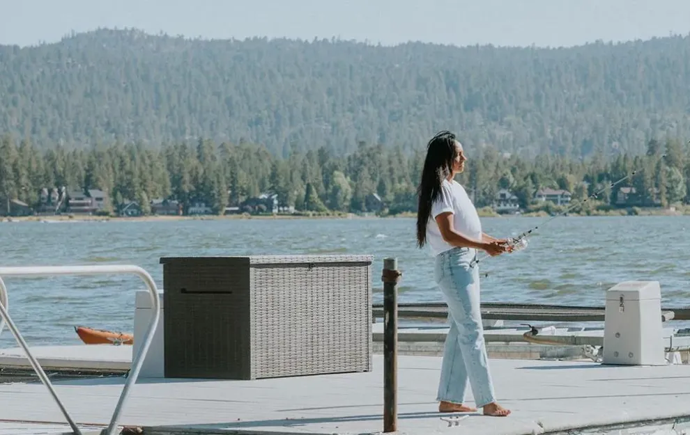 Java 230 Gallon Deck Box - Graphite