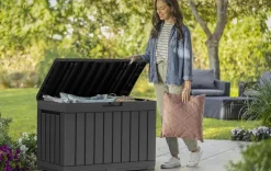 Kentwood 50 Gallon Deck Box - Graphite