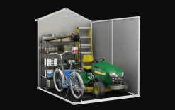 Manor 6x8 Storage Shed - Grey