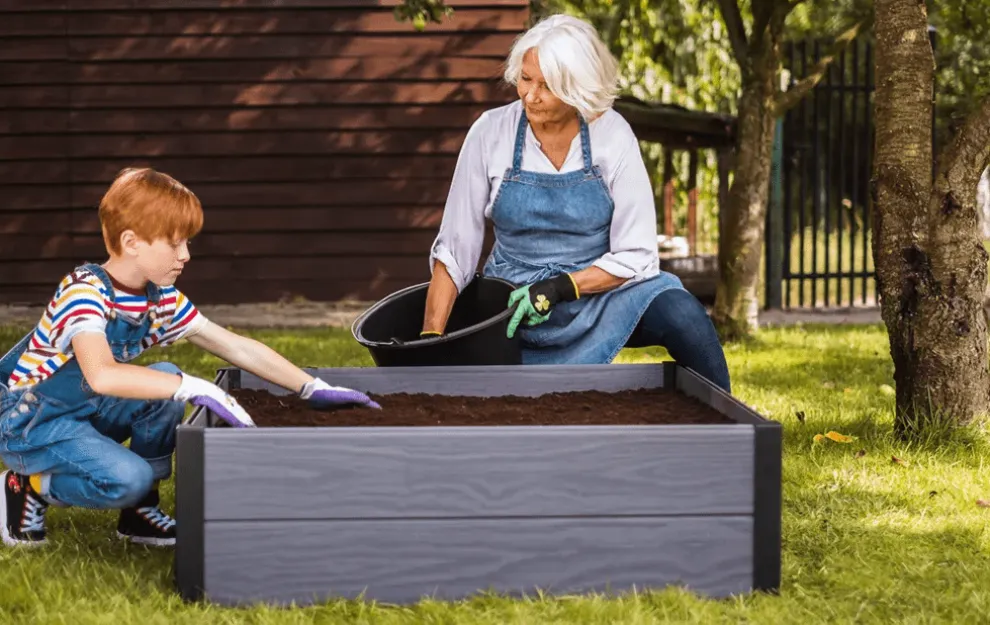 Maple Raised Garden Bed - Graphite