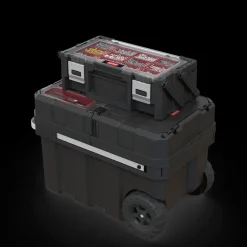 Masterloader Rolling Tool Box with Cantilever Organizer - Black