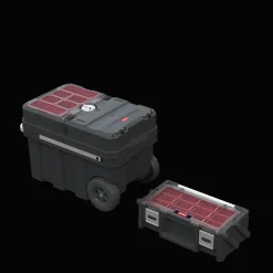 Masterloader Rolling Tool Box with Cantilever Organizer - Black