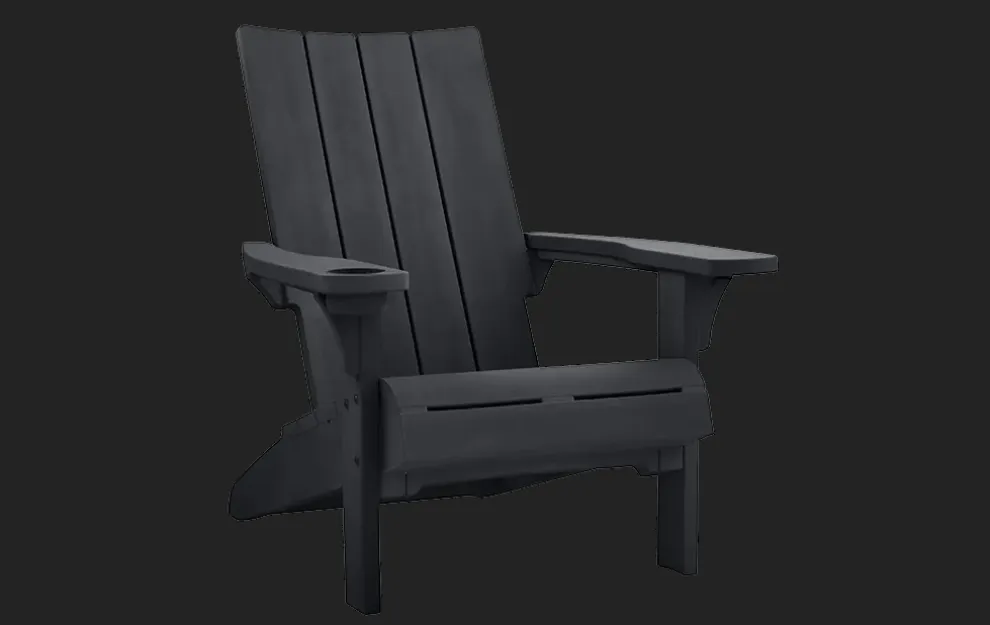 Modern Adirondack Chair - Graphite