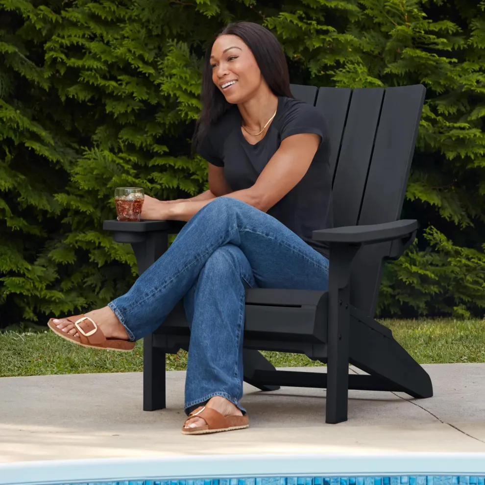 Modern Adirondack Chair - Graphite