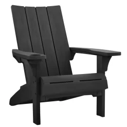 Modern Adirondack Chair - Black