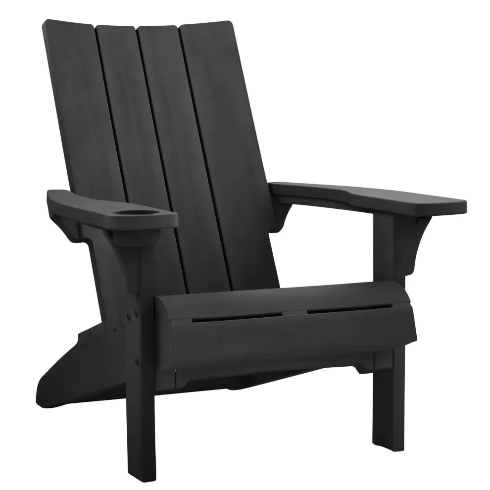 Modern Adirondack Chair - Black
