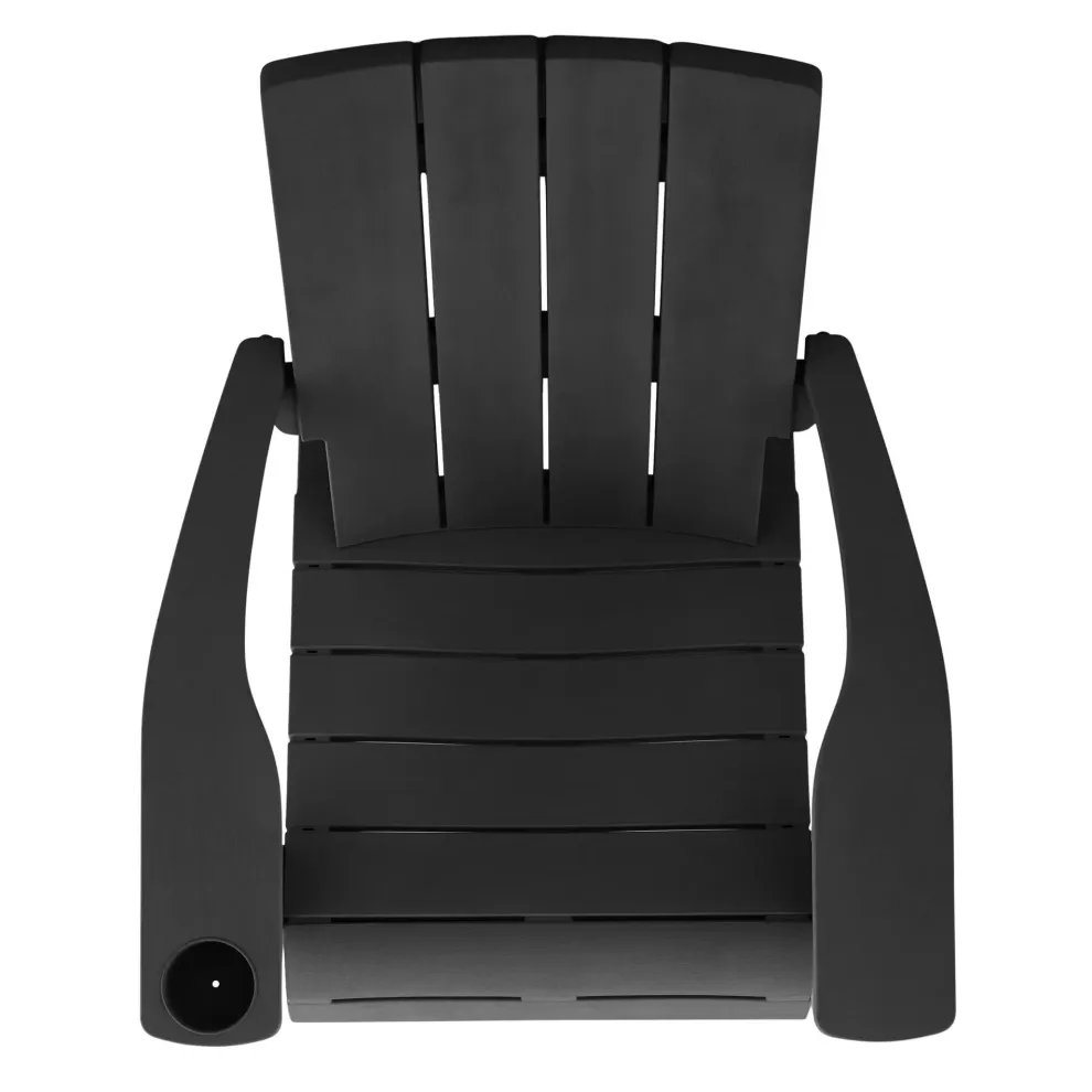 Modern Adirondack Chair - Black
